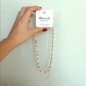 NWT Madewell double necklace set 😍